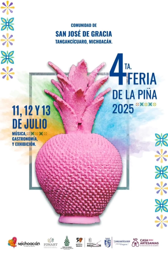 San José de Gracia te espera en la Feria de la Piña, del 11 al 13 de Julio: Sectur 